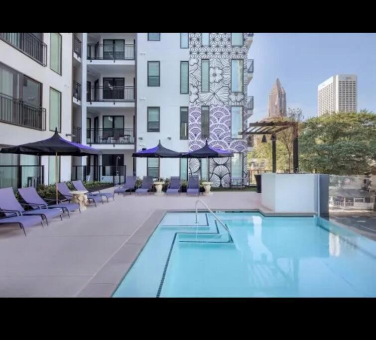 Luxury Midtown Atlanta Retreat- Balcony Gym And Pool By Ponce City Market & Atlantic Station 아파트 외부 사진