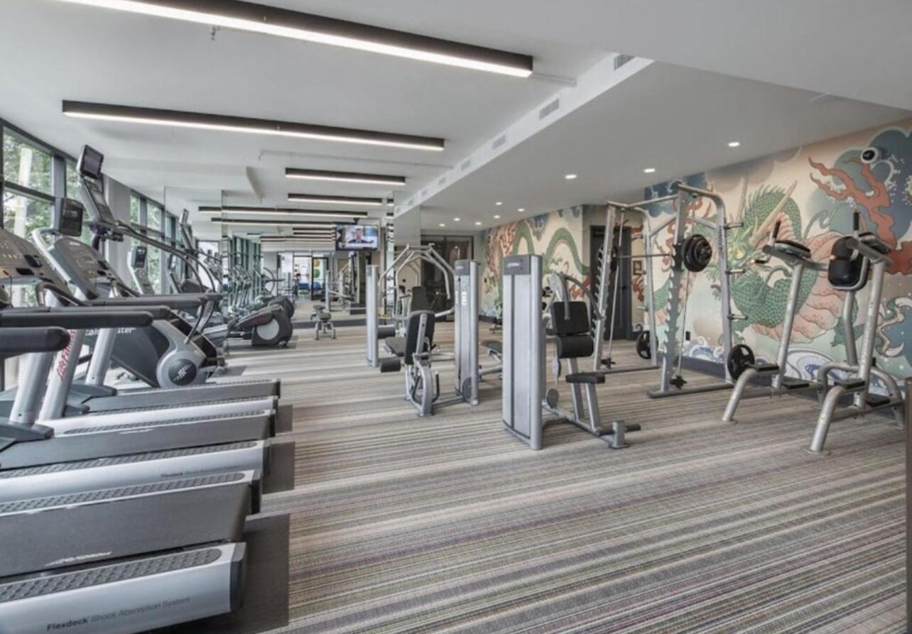 Luxury Midtown Atlanta Retreat- Balcony Gym And Pool By Ponce City Market & Atlantic Station 아파트 외부 사진